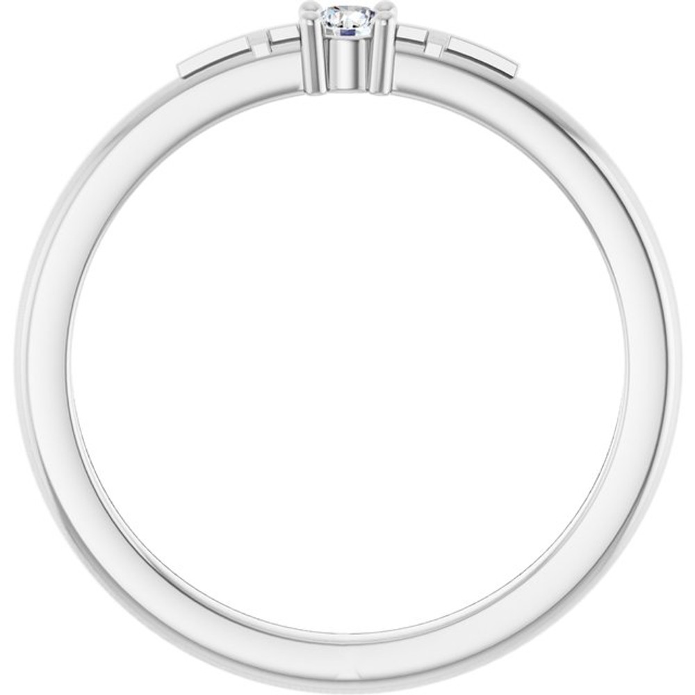 Subtle and shimmering, this diamond cross ring is a beautiful way to celebrate your faith.