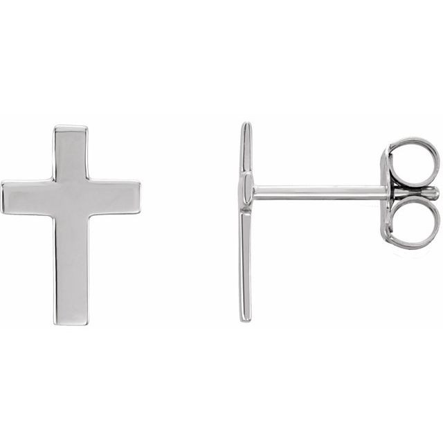 A subtle nod to their faith, these cross earrings are certain to be treasured.