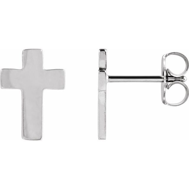 A subtle nod to their faith, these cross earrings are certain to be treasured.