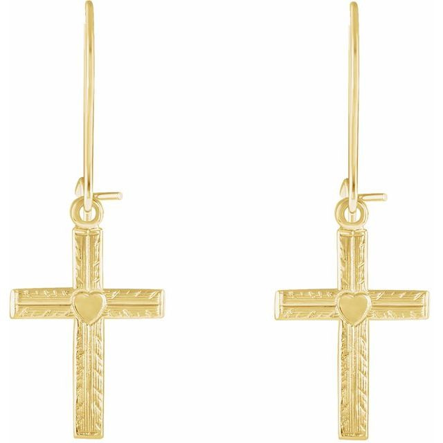 A subtle nod to their faith, these cross earrings are certain to be treasured.