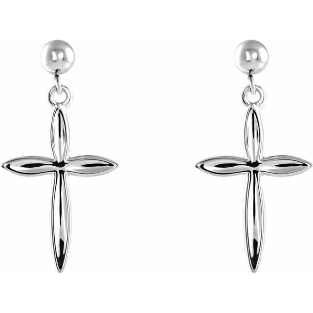 A subtle nod to their faith, these cross earrings are certain to be treasured.
