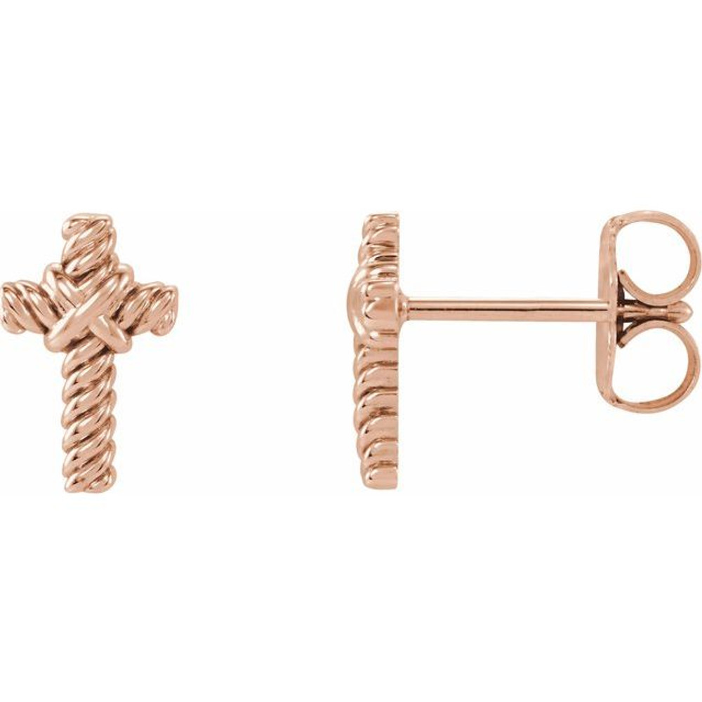 A subtle nod to their faith, these cross earrings are certain to be treasured.