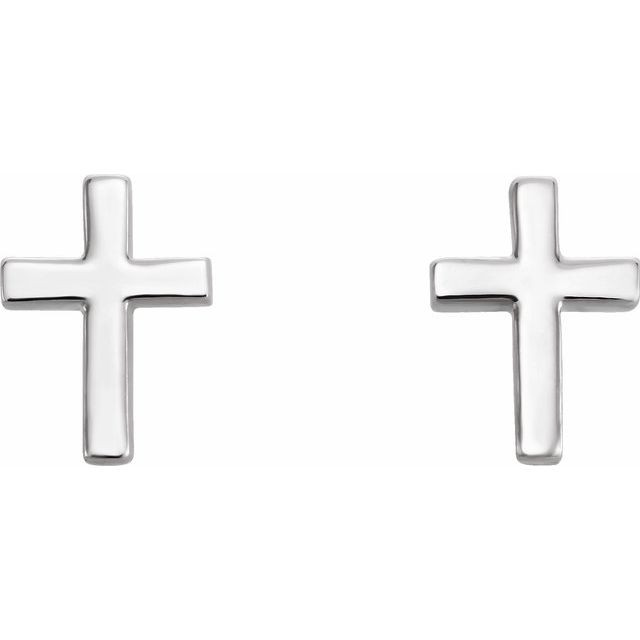 A subtle nod to their faith, these cross earrings are certain to be treasured.
