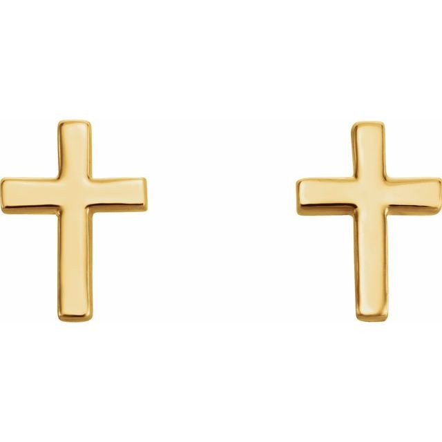 A subtle nod to their faith, these cross earrings are certain to be treasured.