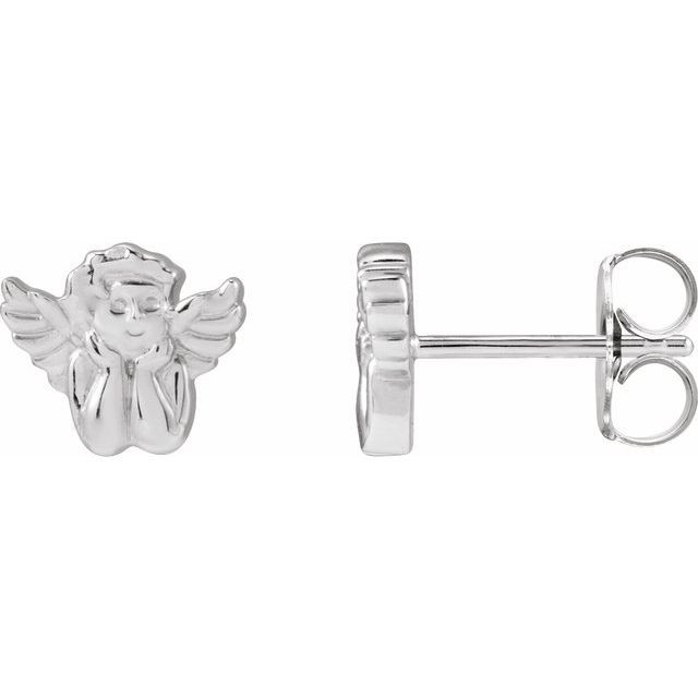 Enhance your everyday look with these inspiring and charming angel earrings.