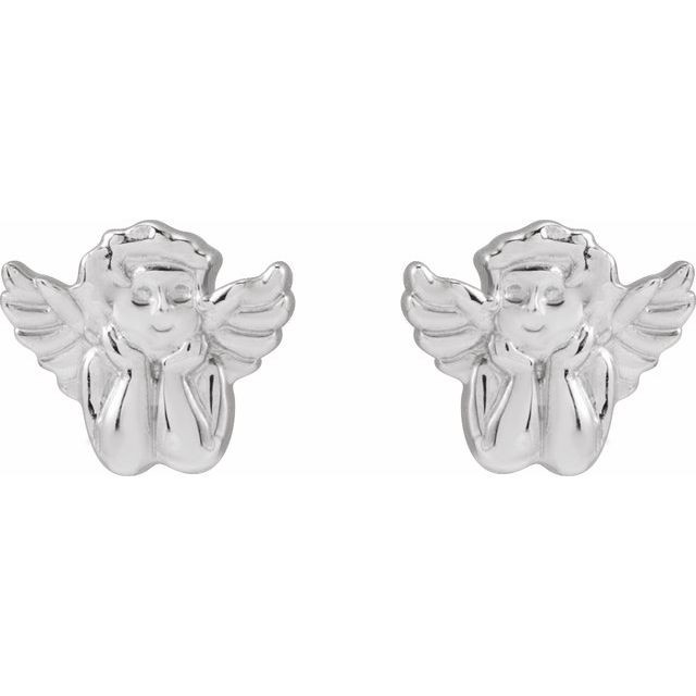 Enhance your everyday look with these inspiring and charming angel earrings.