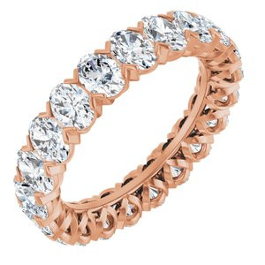 As bold as your love, this diamond eternity band adds sparkle to your celebration.