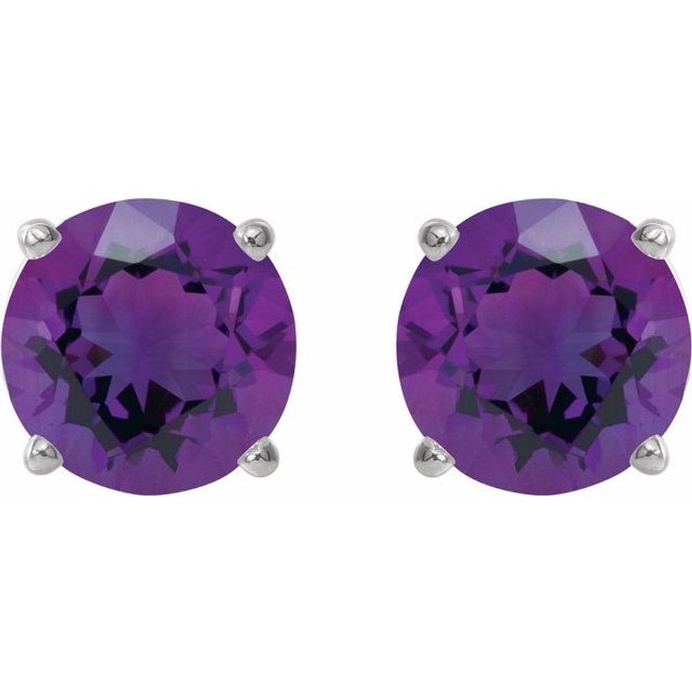 Send birthday wishes with these amethyst earrings.