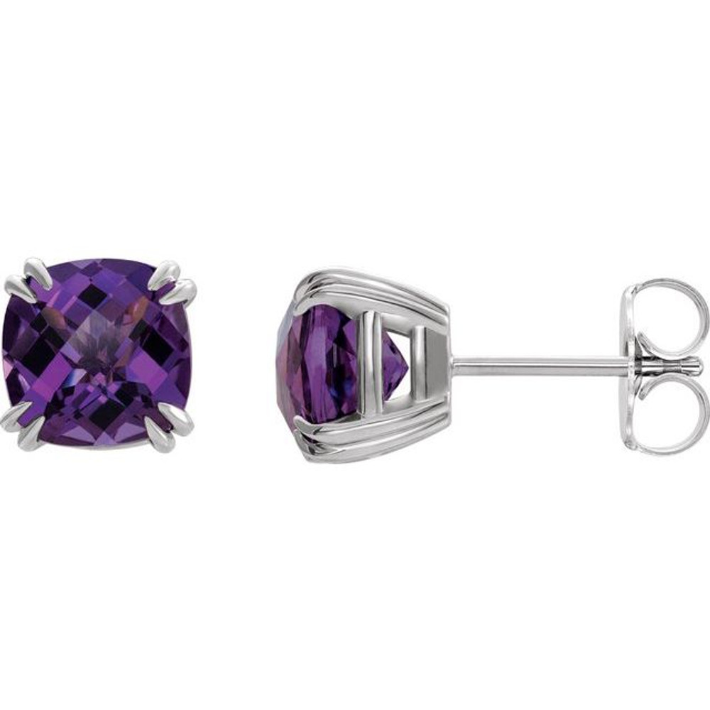 Send birthday wishes with these amethyst earrings.