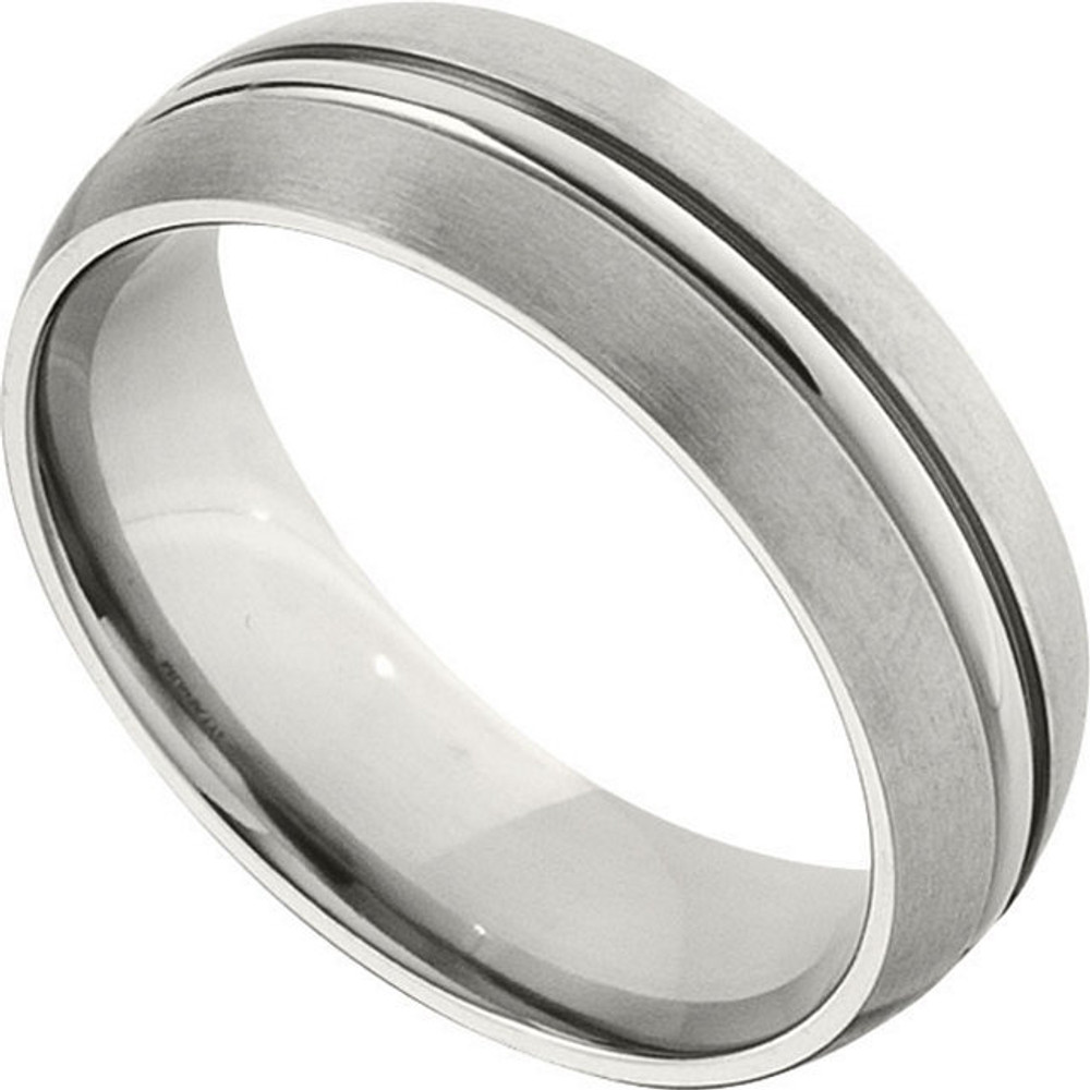 Product Specifications

Quality: Titanium

Style: Men's Wedding Band

Ring Sizes: 7-13.00 ( Whole & Half Sizes )

Width: 7mm

Surface Finish: Satin