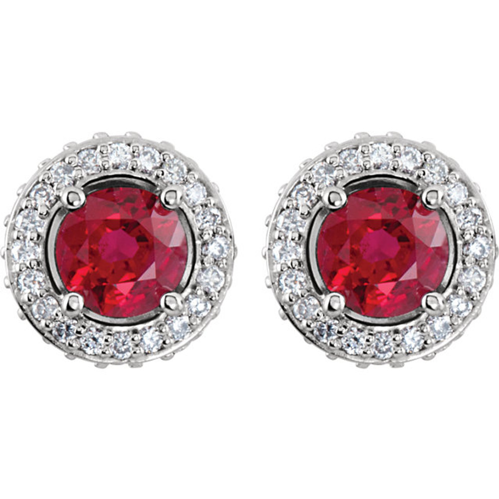 Exceptional brilliance of enormous proportions. Slightly domed to catch light from every direction, these earrings make a stunning impression at first and second glance.