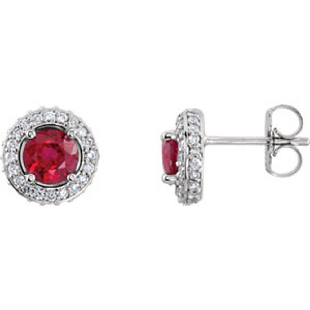 Exceptional brilliance of enormous proportions. Slightly domed to catch light from every direction, these earrings make a stunning impression at first and second glance.