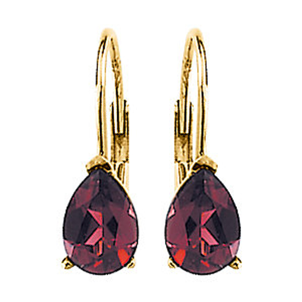 Three-prong settings secure each of the pear stones in this perfectly essential pair of earrings.