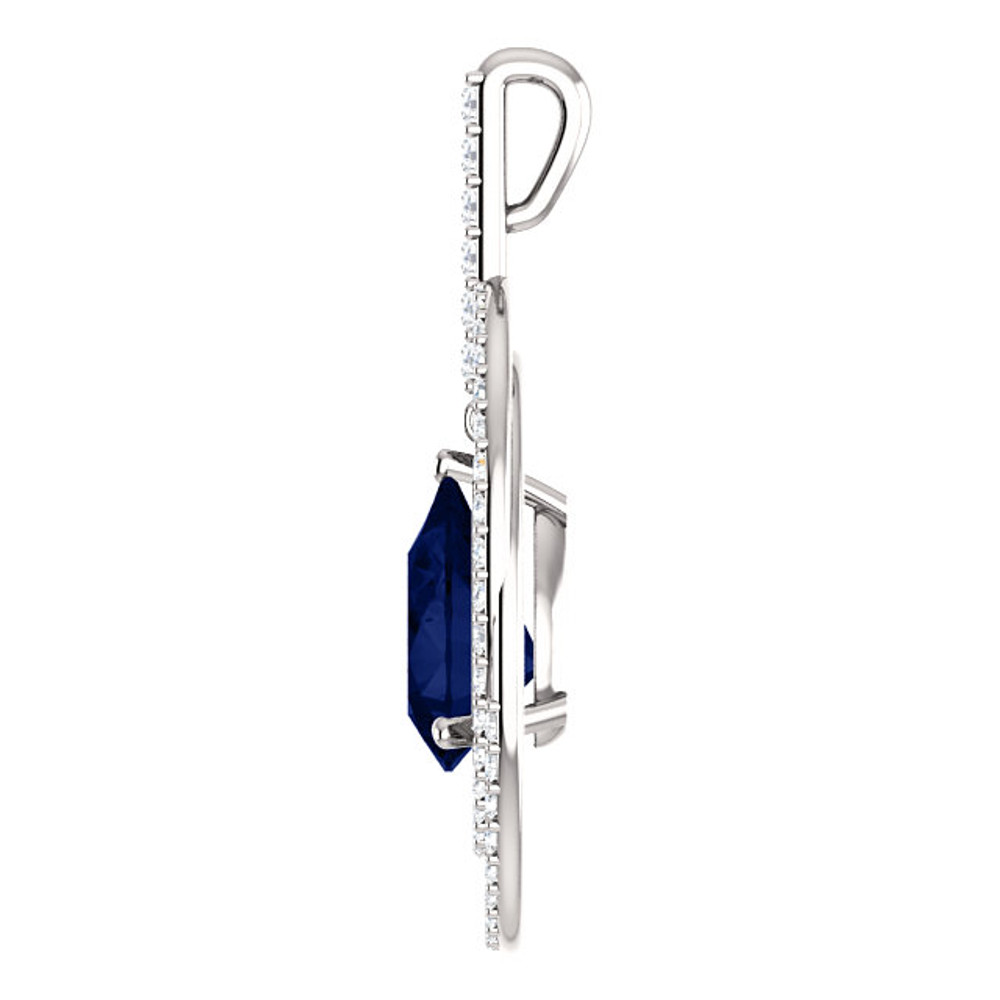 Blue Sapphire's breathtaking color symbolizes loyalty and trust. It celebrates September birthdays.