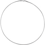 This finely made snake chain is offered in 16, 18 and 20" lengths and is perfect for pendants.