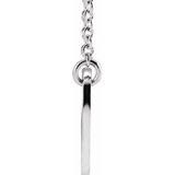Simple and stylish, this cross pendant is a sparkling reflection of her faith.