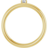 She'll be delighted to receive this charming diamond ring.