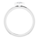 She'll be delighted to receive this charming diamond ring.
