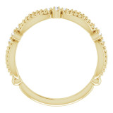 She'll be delighted to receive this charming diamond ring.