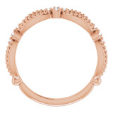 She'll be delighted to receive this charming diamond ring.