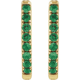 Emerald, the birthstone for May, has been beloved for millennia, evoking rebirth and renewal. Widely regarded as the definition of green, emerald is the perfect color for spring. From the poetic description of Ireland as the Emerald Isle to the vibrant green of the famed gemstone itselfthe May birthstone emerald has captured hearts and minds through the ages.
 
Variations of this rich green color suggest soothing, lush gardens. Legend has it that emerald has the power to make its wearer more intelligent and quick-witted, and it was once believed to cure diseases like cholera and malaria. Today, it's the gemstone given for the 20th and 35th wedding anniversaries.