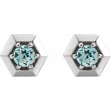 These aquamarine earrings add a touch of elegance to any ensemble.