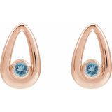These aquamarine earrings add a touch of elegance to any ensemble.