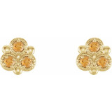 Celebrate your November birthday with these sophisticated citrine earrings.