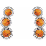 Celebrate your November birthday with these sophisticated citrine earrings.