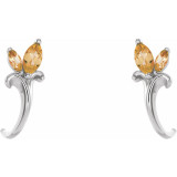 Celebrate your November birthday with these sophisticated citrine earrings.