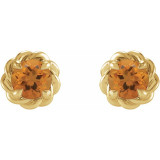 Celebrate your November birthday with these sophisticated citrine earrings.