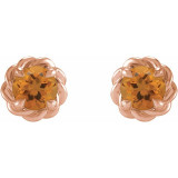 Celebrate your November birthday with these sophisticated citrine earrings.