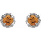 Celebrate your November birthday with these sophisticated citrine earrings.