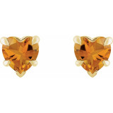 Celebrate your November birthday with these sophisticated citrine earrings.