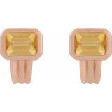 Celebrate your November birthday with these sophisticated citrine earrings.