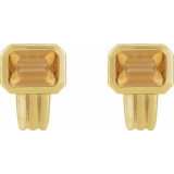 Celebrate your November birthday with these sophisticated citrine earrings.