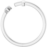 Subtle and shimmering, this diamond cross ring is a beautiful way to celebrate your faith.