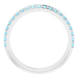 Express your faith with this sterling silver cross ring