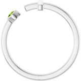 Express your faith with this platinum cross ring.