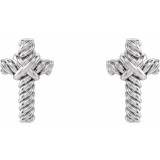 A subtle nod to their faith, these cross earrings are certain to be treasured.