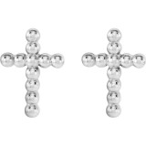 A subtle nod to their faith, these cross earrings are certain to be treasured.