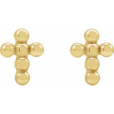 A subtle nod to their faith, these cross earrings are certain to be treasured.