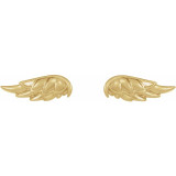 Enhance your everyday look with these inspiring and charming angel earrings.