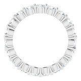 As bold as your love, this diamond eternity band adds sparkle to your celebration.