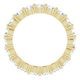 As bold as your love, this diamond eternity band adds sparkle to your celebration.