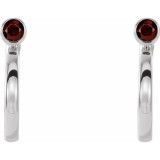 Celebrate a special birthday with these timeless garnet earrings.
