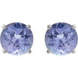 These tanzanite stud earrings capture her attention with their striking anytime style.