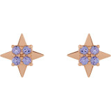 These tanzanite stud earrings capture her attention with their striking anytime style.