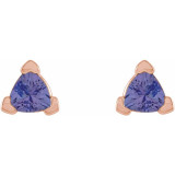 These tanzanite stud earrings capture her attention with their striking anytime style.