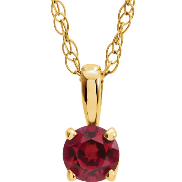 The firecracker-red ruby is a celebration of color for those born in July. Birthstone jewelry featuring this regal gemstone symbolizes integrity, confidence and strength.